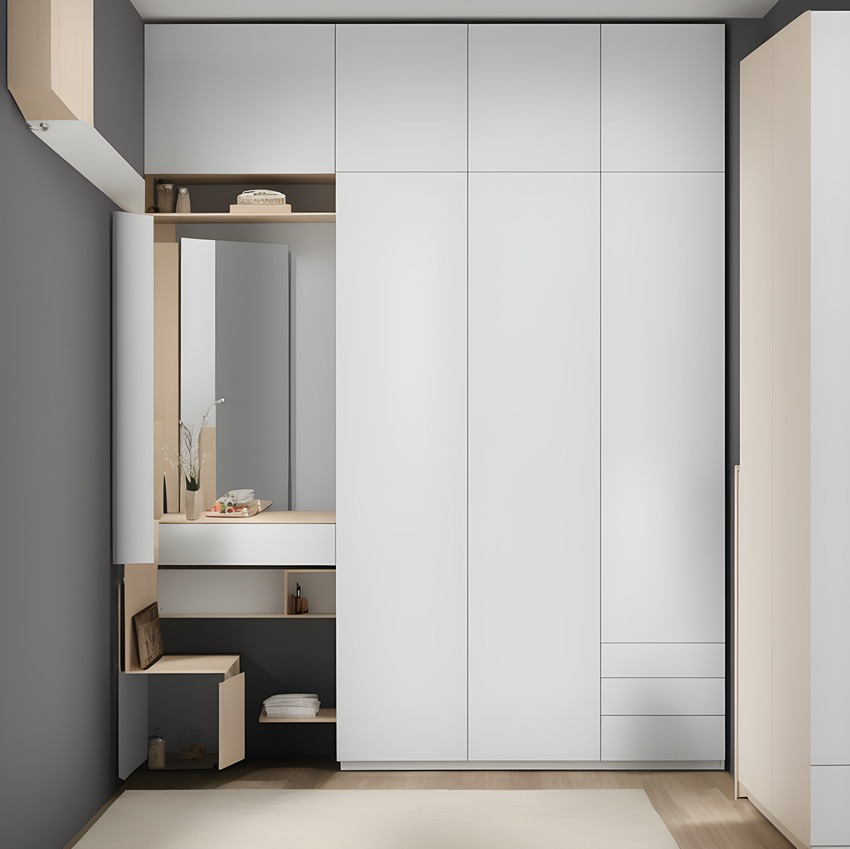 Wall-length-wardrobe-with-Dressing-Table-Within